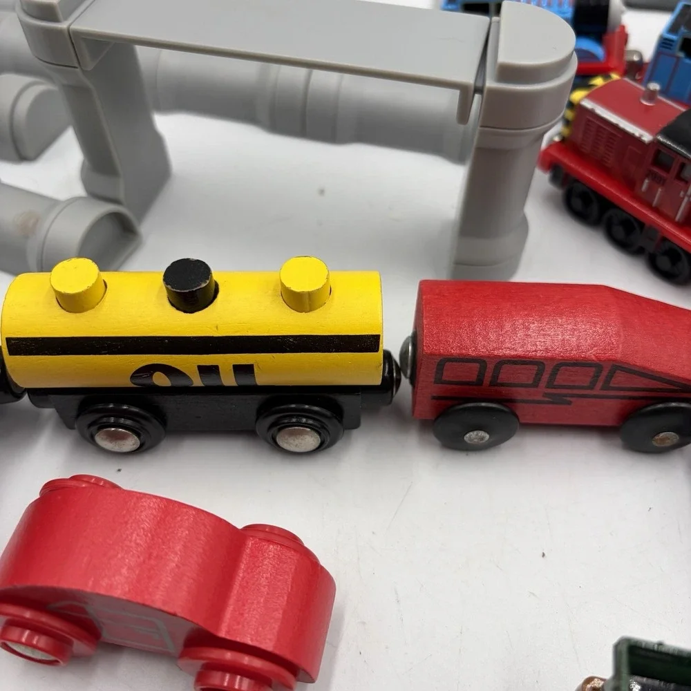 Thomas & Friends Wooden Train Lot W Track Pieces Thomas James‎ Salty Mavis Minis